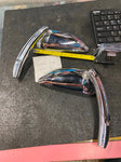 Custom motorcycle Harley Mirrors Dove Sportster Dyna softail Cracked