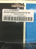 Drag Specialties Black Hotop Mount Regulator Softail Wide Glide FXSTC 2112-0927