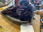 Blackened Cayenne Gas Tank Harley FLHX Bagger Street Road Glide New T/o 2008^