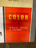 1933 Harley JD VL Literature Factory Knucklehead Factory Antique NOS OEM Poster!