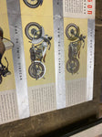 1933 Harley JD VL Literature Factory Knucklehead Factory Antique NOS OEM Poster!
