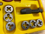 Vtg Columbia American SAE Tap & Die Set Fractional Coarse Thread Tools TD2 USA