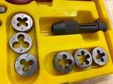 Vtg Columbia American SAE Tap & Die Set Fractional Coarse Thread Tools TD2 USA
