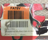 EBC Brakes V-Pad Semi Sintered Built w/NUCAP NRS Hook Retention System P#FA78V