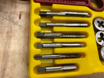 Vtg Columbia American SAE Tap & Die Set Fractional Coarse Thread Tools TD2 USA