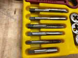 Vtg Columbia American SAE Tap & Die Set Fractional Coarse Thread Tools TD2 USA
