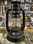 vtg Dietz No.8 air pilot model glass globe black railroad lantern