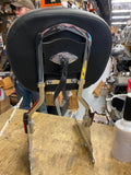 OEM Sissybar Backrest Harley Heritage Softail FLST Factory Wide pad Chrome Fatbo