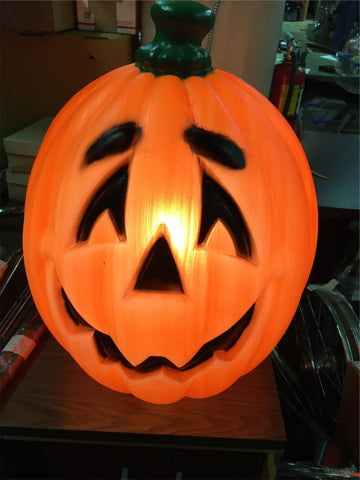 24' Plastic Large Blow Mold Jack O' Lantern Pumpkin H 7007 Fully Operational