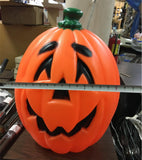 24' Plastic Large Blow Mold Jack O' Lantern Pumpkin H 7007 Fully Operational