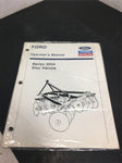 Ford Operators Series 205A Disc Harrow New Holland Farming Equipment Manuals