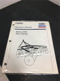 Ford Operators Series 205A Disc Harrow New Holland Farming Equipment Manuals