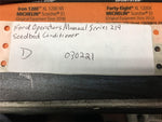 Ford operators manual series 214 seedbed conditioner Tractor attachments/ New Ho