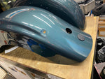 Rear Fender Harley Bagger FLHX Road Street Glide Charcoal Green Nice!