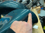 Rear Fender Harley Bagger FLHX Road Street Glide Charcoal Green Nice!
