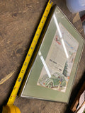 Desoto Airflow poster picture Metal framed Vtg Advertising 10x13 Chrysler Mopar
