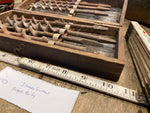 Vtg James Swan Auger Bits Brace Wood Drill Bits 8 Pc Set Original Wood Box USA!