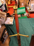 VTG Wood/Brass Steel Blade Claymore Broad Sword Sheath Lord of Rings Excalibur!