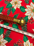 VTG Wood/Brass Steel Blade Claymore Broad Sword Sheath Lord of Rings Excalibur!