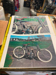16x11 Pictures 1919 Harley Davidson Motorcycle Gray Ghost? J Jd Vtg Single cylin