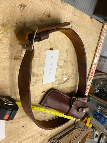 Vtg Boyt Leather Holster HO 95Z W Belt Revolver Pistol