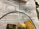 NOS Tour Pak Lid Cable Hold Brace Kit FLT FLH Shovelhead Evo HOLD LID OPEN 53437