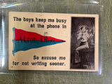 VTG Antique Early 1900s Decorative Postcards Assorted College Comical