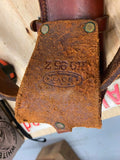 Vtg Boyt Leather Holster HO 95Z W Belt Revolver Pistol