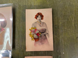 VTG Antique Early 1900s Decorative Postcards Assorted Dressed up Gals