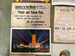VTG Antique 1890s- Early 1900s Lot of 20+ Decorative Postcards Advertisements