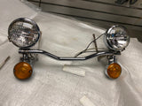 OEM Passing Lamp Spotlights Harley FLH Guide -62 Panhead Shovelhead Assy Factory