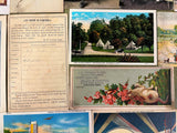 VTG Antique 1890s- Early 1900s Lot of 20+ Decorative Postcards Advertisements