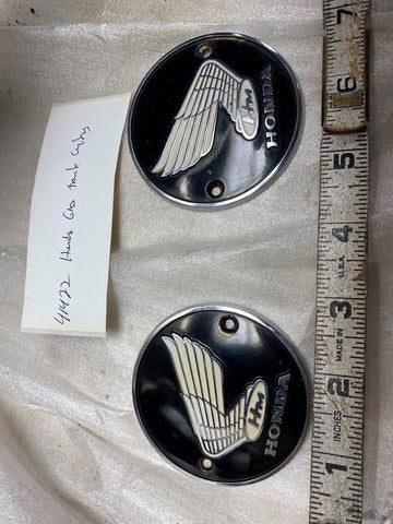 Gas Tank Emblems Badges Honda Dream CA CB CL 1960's NOS? 305 350 450 Bomber