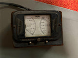 vtg Maytag Model 2001-M AC-DC Volt and Watt Meter with 2 ranges tested and works