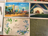 VTG Antique 1890s- Early 1900s Lot of 20+ Decorative Postcards Advertisements