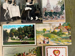 VTG Antique 1890s- Early 1900s Lot of 20+ Decorative Postcards Advertisements