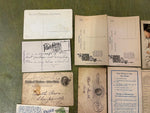 VTG Antique 1890s- Early 1900s Lot of 20+ Decorative Postcards Advertisements