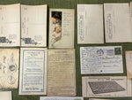 VTG Antique 1890s- Early 1900s Lot of 20+ Decorative Postcards Advertisements