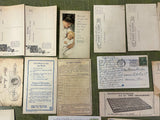 VTG Antique 1890s- Early 1900s Lot of 20+ Decorative Postcards Advertisements