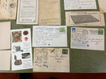 VTG Antique 1890s- Early 1900s Lot of 20+ Decorative Postcards Advertisements