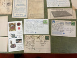 VTG Antique 1890s- Early 1900s Lot of 20+ Decorative Postcards Advertisements