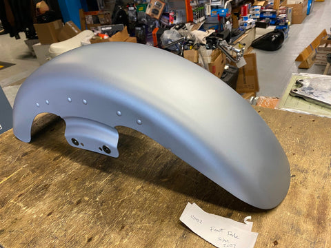 Front Fender Harley FLHXS 2022 FLHRX Road Street Glide Denim silver OEM Nice!