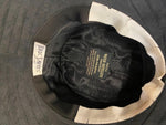 ERIC JAVITS NEW YORK FANCY 1920's ERA DESIGN FELT FEDORA BLACK Velvet Bow Accent