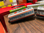 VTG Lot of 5 Made in Japan Tin Litho Train Toys Santa Fe Desmond 7