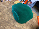 FRANK CLIVE GREEN WOOL HAT VELVET BOW/WING ART DECO EUROPEAN LOOK UNIQUE