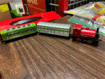 VTG Lot of 5 Made in Japan Tin Litho Train Toys Santa Fe Desmond 7
