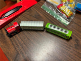 VTG Lot of 5 Made in Japan Tin Litho Train Toys Santa Fe Desmond 7