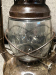 vtg Dietz little wizard silver railroad lantern NY USA little wizard glass globe