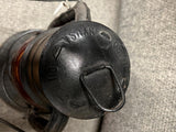 vtg 1937 Dietz little wizard black railroad lantern NY USA red glass globe rare