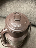 vtg Meva 865 made in Czechoslovakia gray railroad lantern Dietz junior globe